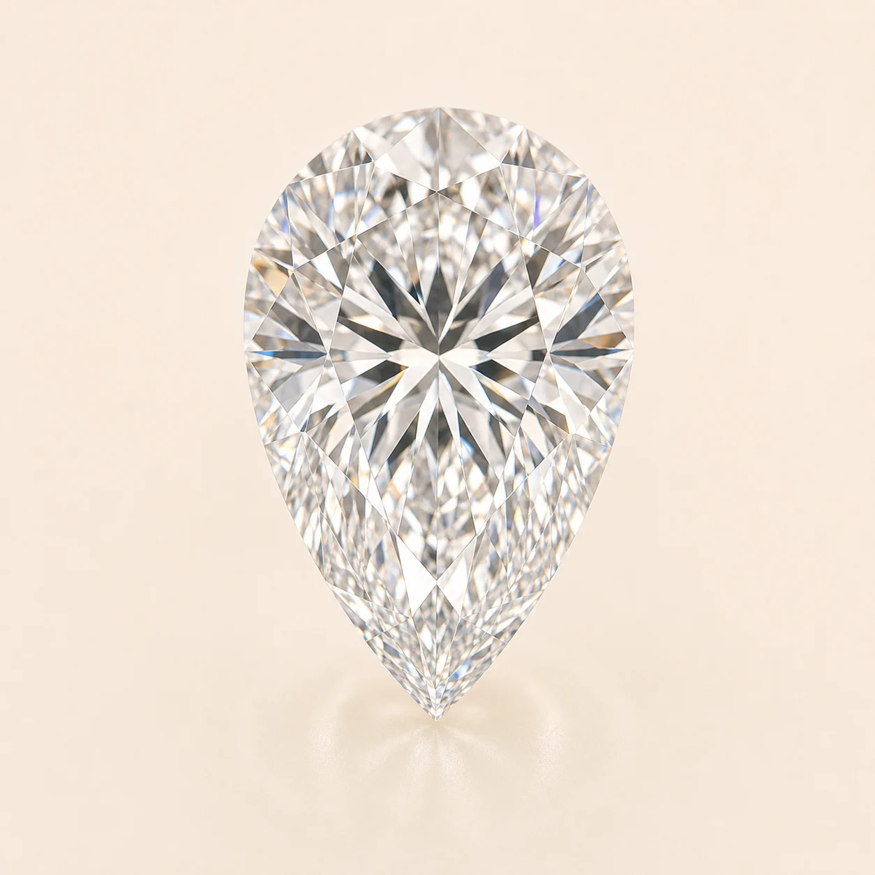 Pear diamond shape