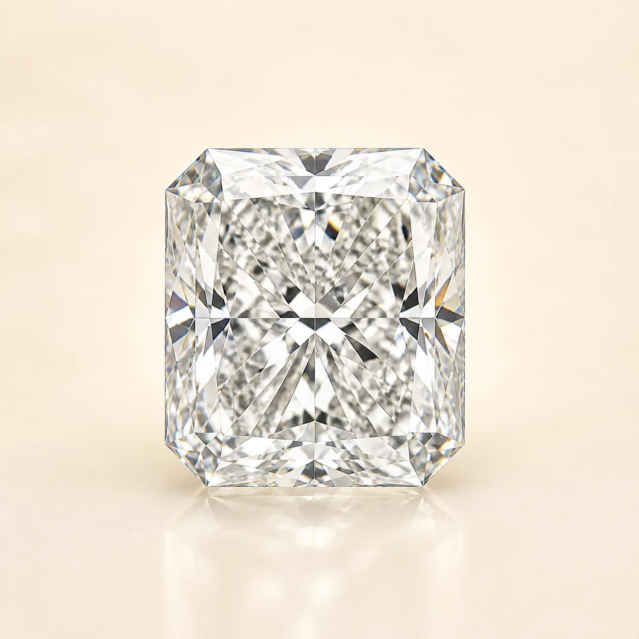 Radiant diamond shape