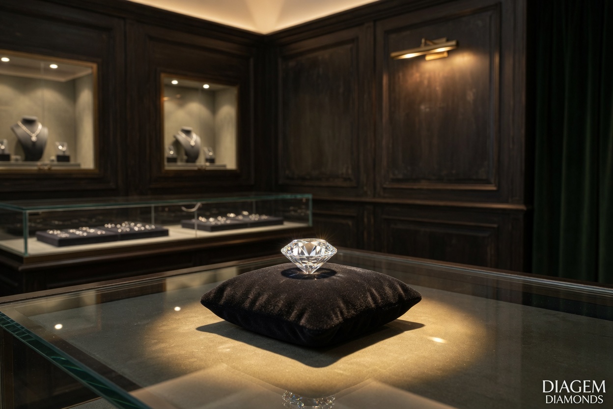 Private diamond showroom at Diagem, Knox Safes Building, Houghton Estate Johannesburg